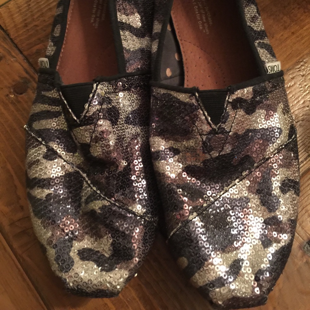 Toms Camo Sequin